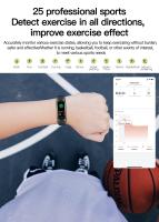 Reloj inteligente C60, Smartwatch con Bluetooth, llamadas, detección de frecuencia cardíaca, ajuste de brillo, batería baja, recordatorio de Modo deportivo, novedad de 2024 - details 9
