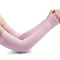 Mangas de Protección Solar de Seda de Hielo Unisex Cubierta de Codo para Ciclismo, Correr, Pescar, Conducir Manga Anti-UV Refrescante para Deportes y Exteriores - details 5
