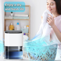 Deshumidificador de alta eficiencia con luz LED de colores, 2000 ml, apagado automático para el hogar, baño y cocina - details 9