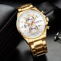 Reloj de Cuarzo CURREN 8368 Elegante Pulsera de Acero Inoxidable Resistente al Agua Calendario - details 12