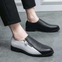 2024 Nuevo producto Creativo Hombres de alta calidad Cuero cómodo Fácil de usar, Zapatos casuales de moda antideslizantes - details 7