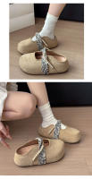 Zapatos Planos para Mujeres Versátiles de Moda Primavera-Otoño 2025 Estilo Mary Jane con Suela Redonda y Boca Poco Profunda - details 3