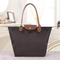 Bolso plegable de nylon con asa superior para mujer，estilo clásico，tamaño 42*27*19CM - details 9
