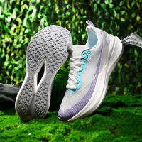 Zapatillas para correr, zapatillas deportivas, absorción de golpes de carreras, zapatillas ultraligeras para correr, niños y adolescentes, estudiantes, carreras de tablero de carbono, transpirables, superficie de malla tejida con mosca - details 13
