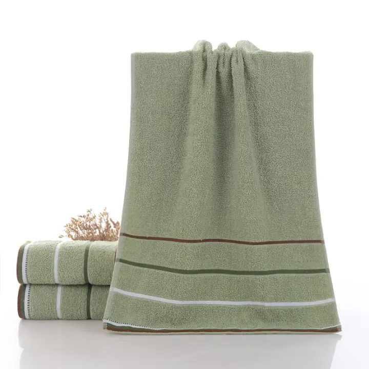 Juego de Toalla 3 piezas, algodón, toallas de baño, accesorios de baño altamente absorbentes de agua - 1