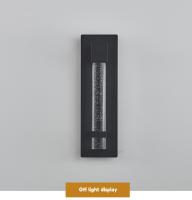 Lámpara LED de pared impermeable para exteriores, moderna y minimalista, de cristal, IP65, para balcón, pasillo, patio - details 11