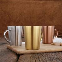 Tazas de doble capa de acero 300ml 304, aislamiento térmico de agua y café, taza de cerveza inoxidable - details 0