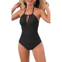 Traje de Baño Vintage Adelgazante de Una Pieza 2024 Traje de Baño Sexy para Mujeres en Negro y Blanco Moda de Playa XXL - details 6