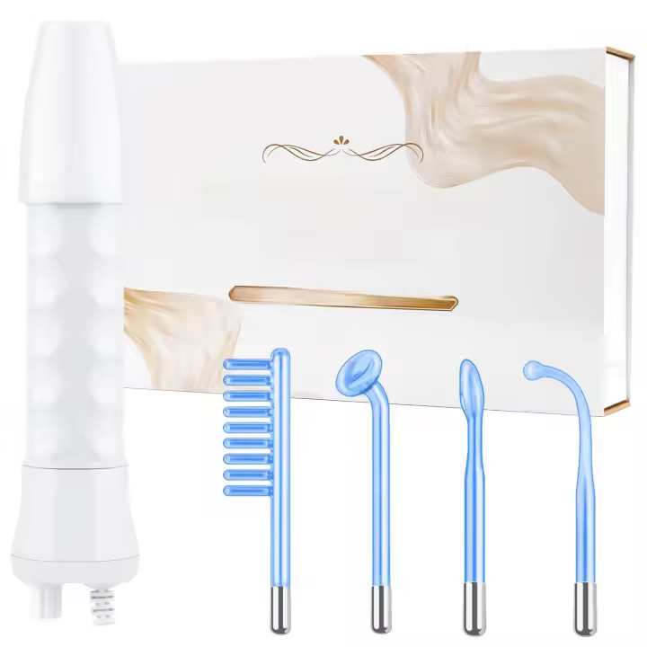 Máquina facial de alta frecuencia: máquina portátil de varita para la piel facial de alta frecuencia con 4 tubos diferentes - 1
