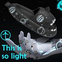Zapatillas de sandía para hombre y mujer, chanclas planas informales con dibujos animados de tiburón Eva, Chanclas de playa, novedad de verano - details 36