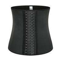 Faja de goma de látex 100% con hueso de acero para mujer, corsés de entrenamiento de cintura, moldeador de cuerpo de reloj de arena, faja de cintura larga para Torso, pérdida de peso - details 1