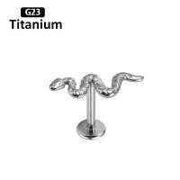 Piercing de titanio para la oreja, g23, labret tragus, anillos para labios, hilo interno, hélice, pendientes, aros para cartílago daith, 2 uds. - details 17
