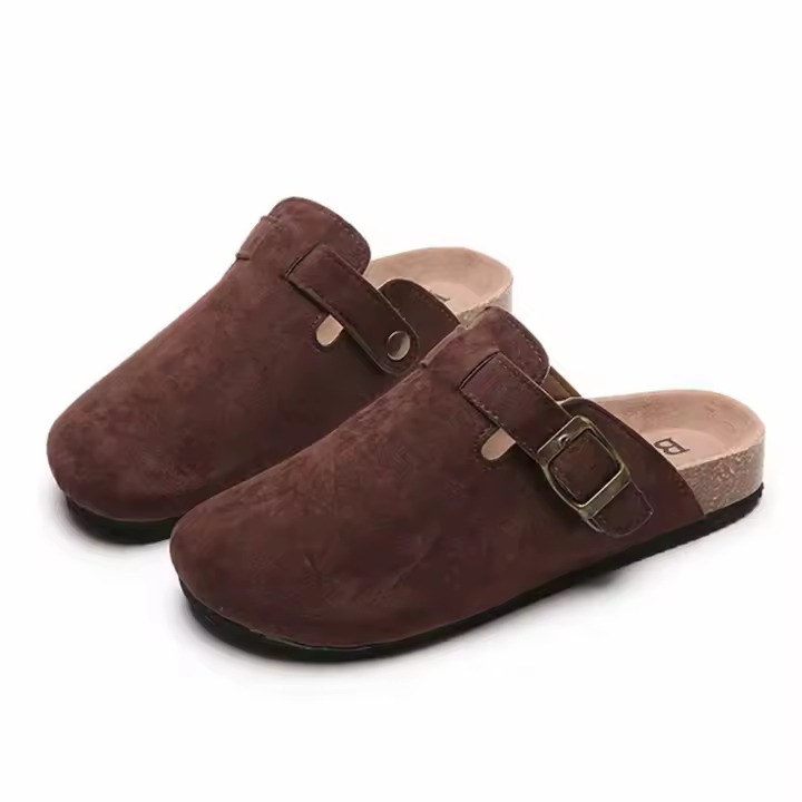 Zapatos de corcho para hombre y mujer, zapatillas de Punta cerrada, zuecos de corcho, sandalias de jardín - 1