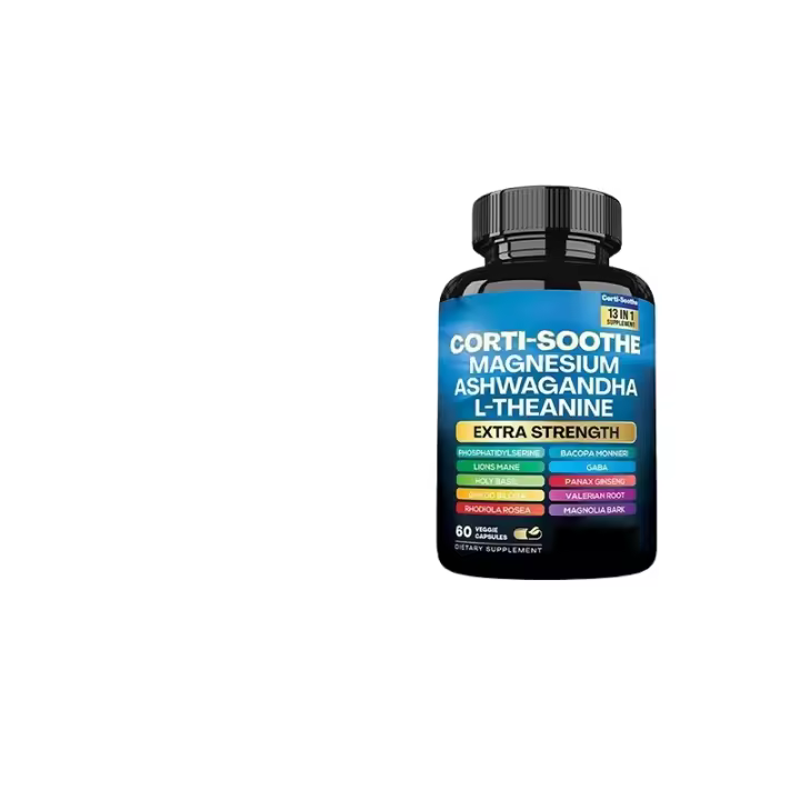 Cápsulas de magnesio Ashwagandha L-teanina para aliviar el estrés - 1