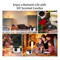 Olla de fusión de cera para fabricación de velas, pantalla LED de temperatura para adultos principiantes, cera de soja, enchufe de la UE - details 5