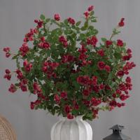 Rama de flor de Rosa Artificial de 65cm, flor de Rosa de imitación de plástico de tacto Real, flores falsas elegantes hechas a mano, decoración para el hogar y la Oficina - details 19