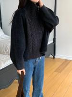 Suéter De Mujer, suéteres De invierno para Mujer, cárdigan Traf, tejido grande para Mujer, Ropa De abrigo De punto holgada De manga larga, Ropa De Mujer - details 33