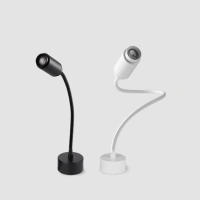 Luz de pista con cuello de cisne ajustable, lámpara de pared de techo con Ángulo de haz ajustable, Zoom, tienda de ropa, zapatos, galería de exposiciones - details 5
