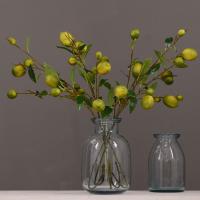 Rama de limón Artificial de lujo, árbol frutal de simulación de plástico elegante, fruta de limón Artificial hecha a mano para interiores y exteriores - details 11