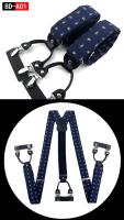 Accesorios de Moda para Hombres Correa de Pantalón en Forma de Y Ancho de 3.5cm 6 Clips - details 7