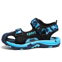 Sandalias de playa de verano para niños, sandalias deportivas antideslizantes transpirables, zapatos de playa para exteriores para niños, zapatos de seguridad planos suaves con punta cerrada - details 23