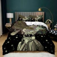 Juego de Ropa de Cama Espacial para Niños con Cubierta de Edredón de Estrellas de Universo Azul Tamaño Completo/Queen/King para Niños Niñas Adolescentes - details 13