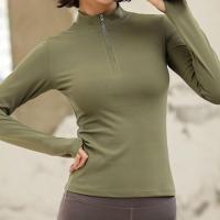 Camiseta de Manga Larga para Mujer Material de Poliéster Ideal para Fitness y Gimnasio Ropa de Yoga - details 4