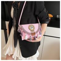 Bolso tejido a mano de verano estilo étnico de paja 2025 moda de interés especial nueva bandolera de hombro para vacaciones en la playa - details 9
