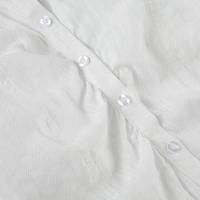 2025 Blusa abotonada de estilo francés para mujer, camisa elegante de manga corta a rayas, camisetas Fairycore de verano, ropa de calle para mujer - details 4