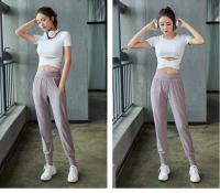 Pantalones Deportivos de Cintura Alta Secado Rápido Material de Nylon Ideal para Yoga y Estiramiento Unisex Made en China - details 3