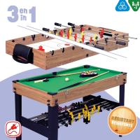 Mesa de Juegos Conversible de Madera Futbolín y Billar en Uno 12 Juegos para Niños y Adultos - details 32