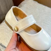 Zapatos de cuero para niños y niñas, zapatillas versátiles informales antideslizantes de fondo suave de princesa de estilo coreano, a la moda, novedad de otoño, 2024 - details 8