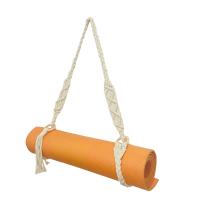 Correa de transporte para esterilla de Yoga, correa de hombro ajustable hecha a mano de macramé de ganchillo bohemio para Yoga, Pilates, ejercicio, Fitness - details 2