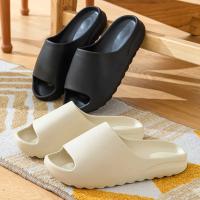 Zapatillas de nube con plataforma gruesa para mujer, suela suave de EVA, chanclas de playa de verano, zapatillas antideslizantes para el baño y el hogar - details 8