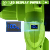 ONEGREEN-motosierra eléctrica sin escobillas de 6000W y 12 pulgadas, sierra de batería inalámbrica, herramienta eléctrica para carpintería de jardín para juego de batería de 21V y 18V - details 5