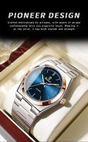 Reloj de Lujo para Hombres UTHAI Automático, Correa de Cuero, Resistente al Agua, Luminoso, Calendario, Regalo - details 2