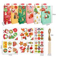 Calendario de Adviento para rellenar , con 24 bolsas y pegatinas de números, clips, cordel - details 3
