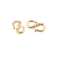 Cierre de latón color oro de 18K en forma de S y M para pulseras y collares, suministros para la fabricación de joyería, accesorios para bricolaje. - details 51
