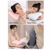 Almohada de seda de hielo transpirable, almohada cómoda con núcleo para las cuatro estaciones, almohada protectora para el cuello, almohada ligera de textura suave para siesta en la oficina - details 12