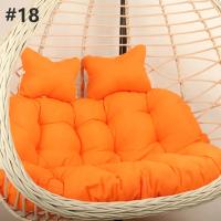Cojín de Silla de Doble Asiento para Columpio de Huevo sin o con Relleno Cubierta Redonda Desmontable de Papasan para Casa y Patio - details 22