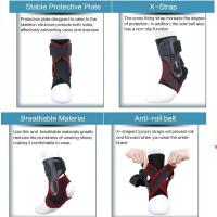 Soporte Deportivo de Compresión Portátil Protector de Articulación de Tobillo para Ciclismo, Correr, Baloncesto, Fútbol 1 Pieza - details 2