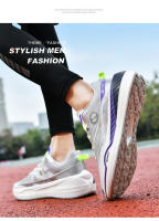 Las zapatillas para correr para hombre ligeras y transpirables, con plantillas inflables que absorben los golpes y amortiguan, son cómodas y duraderas. - details 20