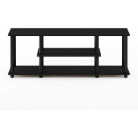 Soportes de TV de entretenimiento de 3 niveles Nogal/Negro - details 6