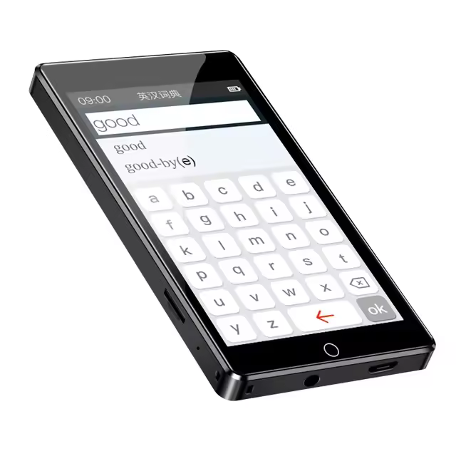 Reproductor de Música MP3 Bluetooth RUIZU H1 con Pantalla Táctil de 4 pulgadas y Altavoz Integrado 32GB Radio FM Video y E-book - 1