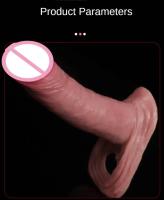 Funda de silicona reutilizable Leten para retrasar la eyaculación, alargador súper suave, condón para parejas, juguetes sexuales para hombres - details 16