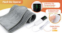 Manta de fisioterapia eléctrica para el hogar, calentador de cintura y pies con Control remoto, soporte lavable a máquina - details 1