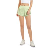 Pantalones cortos deportivos transpirables de secado rápido para mujer para gimnasio y fitness - details 9
