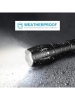 Linterna LED De Alta Potencia Para Camping Torcha Con 5 Modos De Iluminación Aleación De Aluminio Zoomable Impermeable Uso Con 3 Pilas AAA - details 5