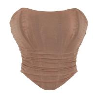 Top De Corset Para Mujer Lencería Sexy Sujetador Corto Modelador De Cuerpo Overbust Short Torso Ropa Interior Poliéster Spandex - details 8
