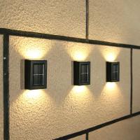 Luz Solar de pared para exteriores, lámpara LED impermeable, iluminación luminosa hacia arriba y hacia abajo, decoración de valla de jardín y balcón, luz Solar - details 21